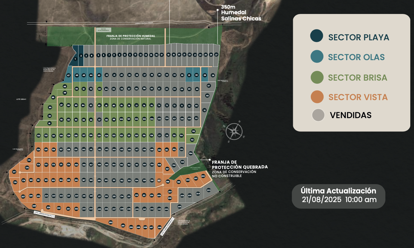 Plano Proyecto Bahía Hacienda Tongoy